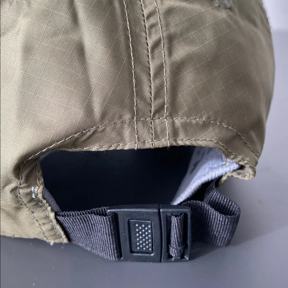 Adidas Original Olive Military Green Cap Logo Patch OS Unisex Nylon Street